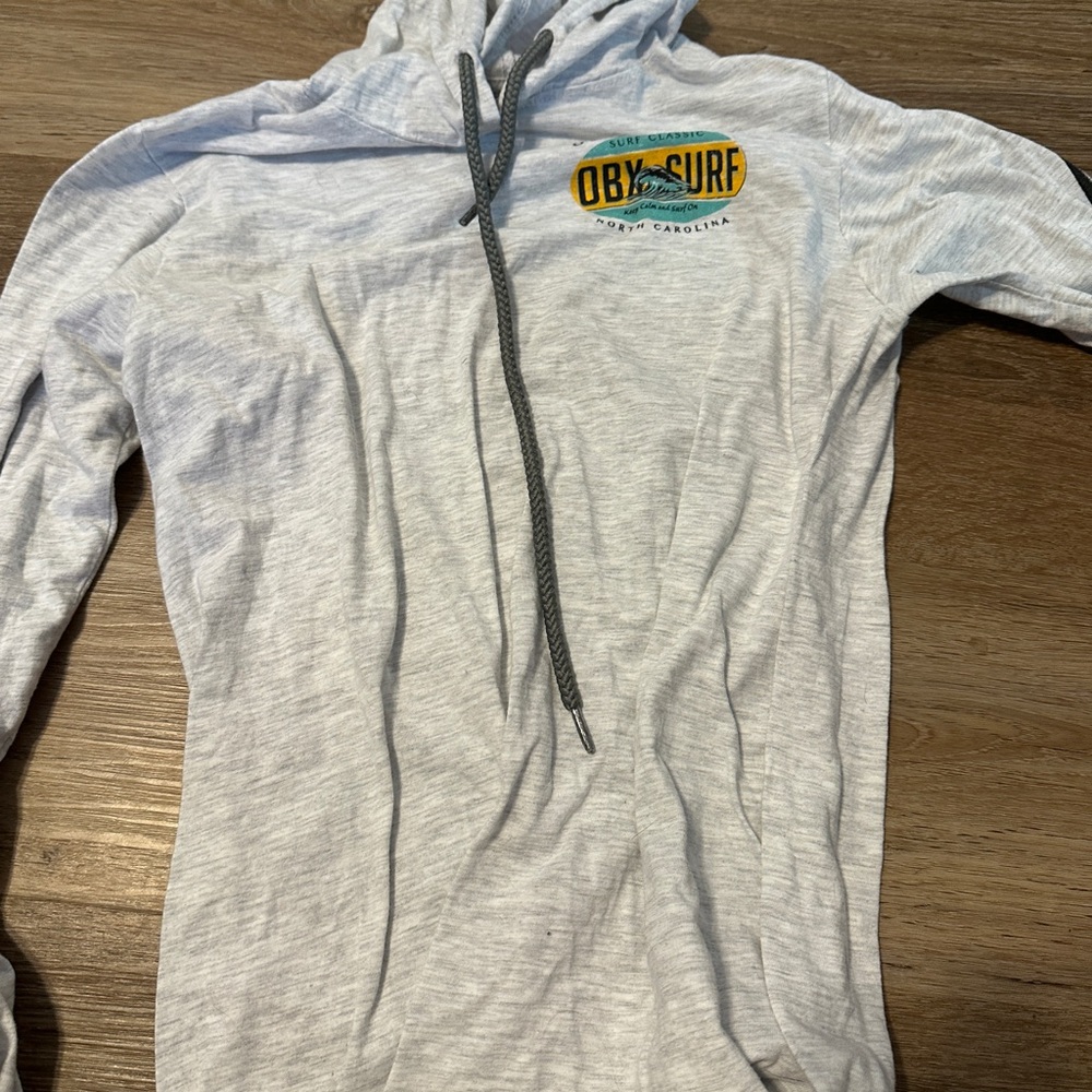 Gray Oby Surf Hoodie